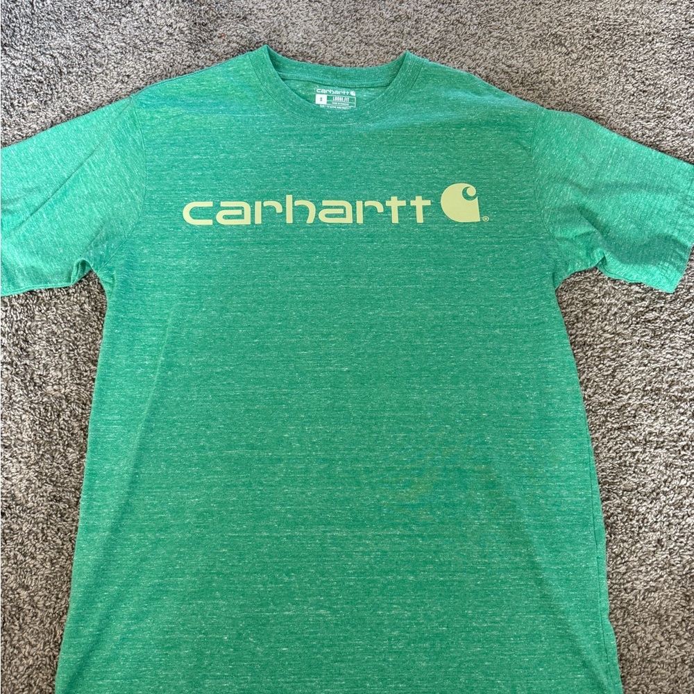 Carhartt Men's Heather Green Short Sleeve Tee